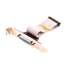 LPT1 parallel port printer I/O adapter DB25 to IDC 26Pin header slot plate M&