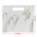 A4 File Folder Marble Pattern Document Bag Marbled Organizer Office Paper F S3T8