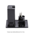 9V Battery Box ABS Compartment for Guitar Equalizer EQ with Connector Plug