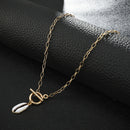 Women Boho Natural Cowrie Shell Pendant Charm Chain Necklace Beach Jewelry gt Gw