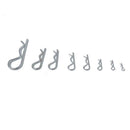 100pcs R Cotter Pins Tractor Pin Clips Split Fastener Kit Set Pins w/Plastic Box