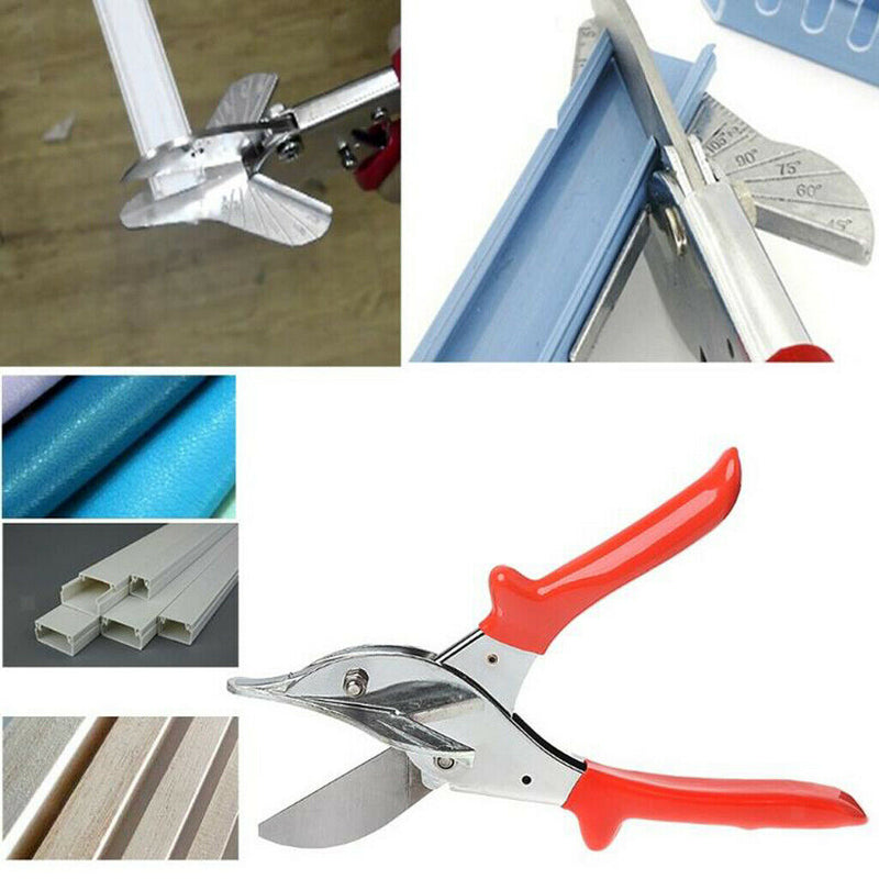 Mitre Shears Multi Angled Anvil Cutters PVC Trim Tube Gasket Moldings Tool