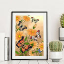 Flower 5D DIY Full Round Drill Diamond Painting Cross Stitch Art (B923)