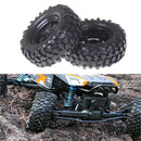 2pcs/lot 1.9" Tires 96mm Wheel 12mm Hex Hub For RC 1:10 Rock Climbing Crawler LJ