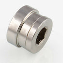Iron M18X1.5 O2 Oxygen Sensor Stepped Mounting Bung Plugs Oxygen Sensor Fit G1G1