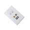 1080p Single Port 1-Port HDMI Wall Plate RCA F Audio Dual Ethernet RJ45 Jack