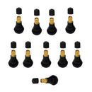 10pcs TR412 Tubeless Tire Valves Snap-in Valve Stems Parts for Car Motorcycle