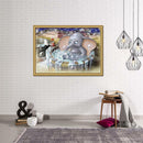 5D DIY Part Drill Diamond Painting Shower Elephant Cross Stitch Embroidery Kit