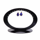 Jewelry Display Rack Acrylic Oval Shaped Earrings Organizer Holder Stand St