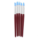 5pcs Soft Silicone Nail Art Craft Pottery Pens Sculpting Polymer Modeling