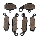 Motorcycle Front+Rear Brake Pads Fit For Kawasaki KLE 650/650 Versys 2007-13