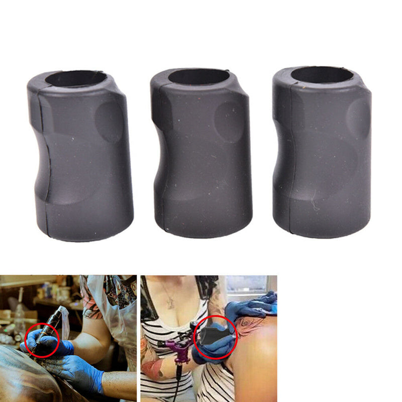 Professical  Silicone Rubber Tattoo Machine Gun Grip Cover Handle Holder25*50 Kw