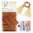 Bamboo Circular Needles 2.0-10.0mm Double Pointed  Set