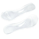 1 pair Transparent Gel Insoles with Forefoot Arch Support Foot Fatigue/ DtreW4U6