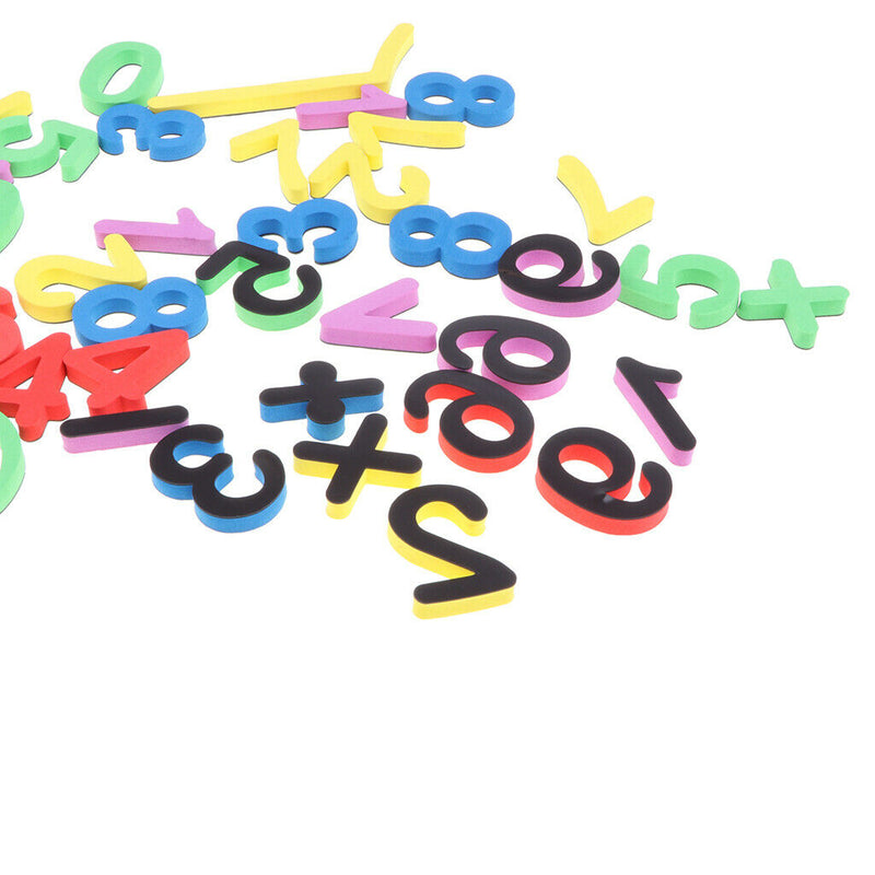 39pcs Numbers Set EVA Magnetic Fridge Magnet Auto Car Stickers Children