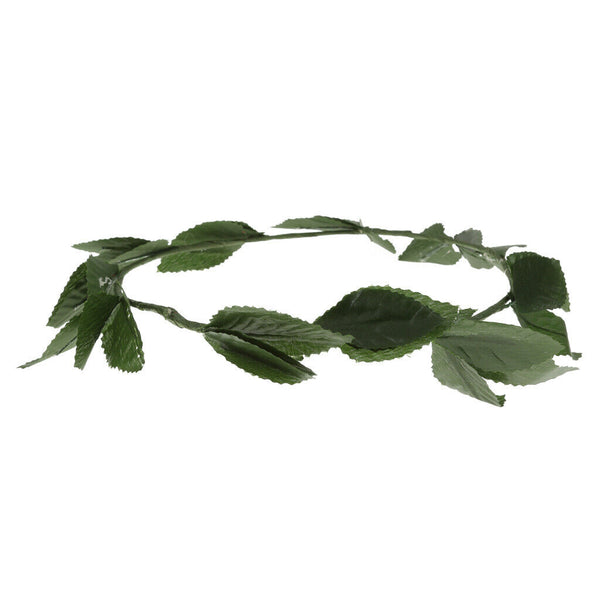 12pcs Greek Roman Goddess Toga Head Band, Plastic Leaves Laurel Wreath, Party