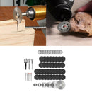 60Pcs Diamond Cutting Wheel with Mandrel and HSS Saw Blade Rotary Tool