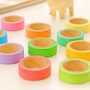 10x Rainbow Washi Sticky Paper Masking Adhesive Decorative Tape Scrapbookin