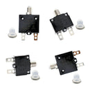 4Pcs 30A+15A 125/250V AC 50V DC Circuit Breaker Manual Overload Switch Fuse