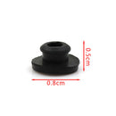 50Pcs/Set Black Silicone Tattoo Needle Rubber Grommets Tattoo Machine NeedleMat3