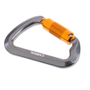 25KN Twist Gate Auto Lock Carabiner Rock Tree Climbing Dog Clip Hammock Hook