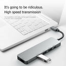 JP-D91 5 in 1 Type-C HUB to USB-C USB3.0 HDMI PD Converter Extension Dock