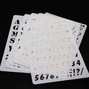 Lettering StencilsÃ¯Â¼Å’Letter and Number StencilÃ¯Â¼Å’Painting Paper Craft Alphabet an N6