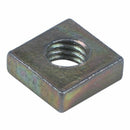 M3x5.5x2mm Zinc Plated Square Nuts Bronze Tone 100pcs G6I7
