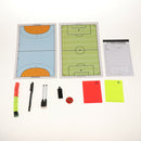Football Coaching Board Strategy Training Aids Equipment Referee Whistle with