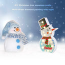 DIY Special Shaped Diamond Painting Christmas Snowman LED Night Light Decor