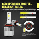 LED Headlights H11/H9/H8 LED Conversion Kits Bulbs 72W 6000K 7200LM COB Chip