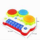 Baby Music Toys Children'S Pat Drum Music Glowing Toys Keyboard Piano E-Lea