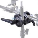 New Heavy Universal two-wheel Light Stand Double Dual Grip Clamp Boom