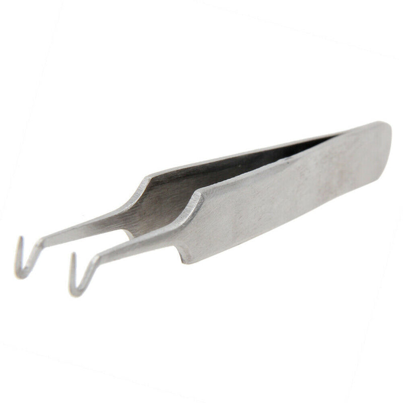 Stainless Steel Sharp Elbow Acne Needle Blackhead Pimples Remover Forceps