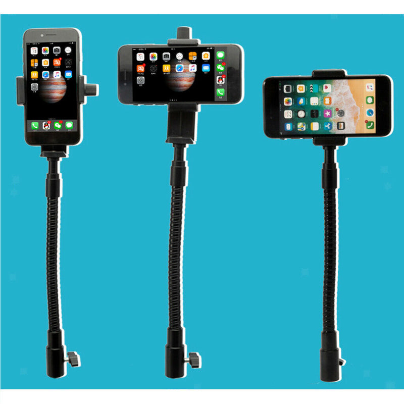 Mobile Phone Bracket Clip Head Metal Hose Flash Frame Pan-tilt Connection With E