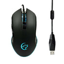 2X(Ergonomic Design Colorful Breathing Lights Wired High-End Advanced Gamin