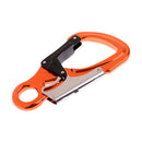 Aluminum Magnesium Alloy Fall Safety Climbing Carabiner Snap Hook Orange