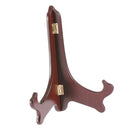 Retro Style Wooden Folding Plate Display Easel Photo Holder Display Stand