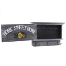 Key Organizer/Key Cabinet - Natural Wood Key Storage Cabinet - 11 Inches A