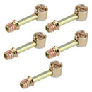 5x Furniture Cabinet Fixing Screw Locking Cam Bolt Nut Fittings
