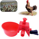 5pcs Coop Feed Automatic Poultry Water Drinking Cups Chicken Fowl Drinker Dwly