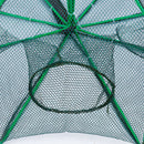 6 Sides 6 Holes Automatic Fishing Net NylonÃ‚Â Crab Fish Trap ShrimpÃ‚Â Cage (A) A