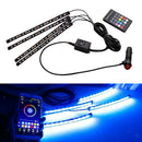Car Interior Atmosphere Light LED & Remote Control Ambient Lamp 72Led