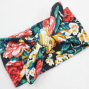 Baby Girls Rabbit Ears Elastic Hair Bands Flowers Bowknot Headband