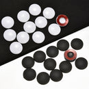 12x Universal Car Interior Tool Supply Door Lock Screw Protector Cover Cap Trim