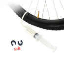 Bike tire tubeless sealant 60ml syringe rubber hose kit for bike repair tool ME