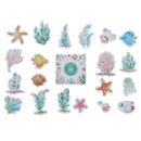 40pcs Underwater World Seaweed DIY Diary Stickers Lables Gifts Packaging Decor