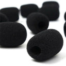 5Pcs Microphone Headset Grill Windscreen Sponge Foam Black Mic Cover ME