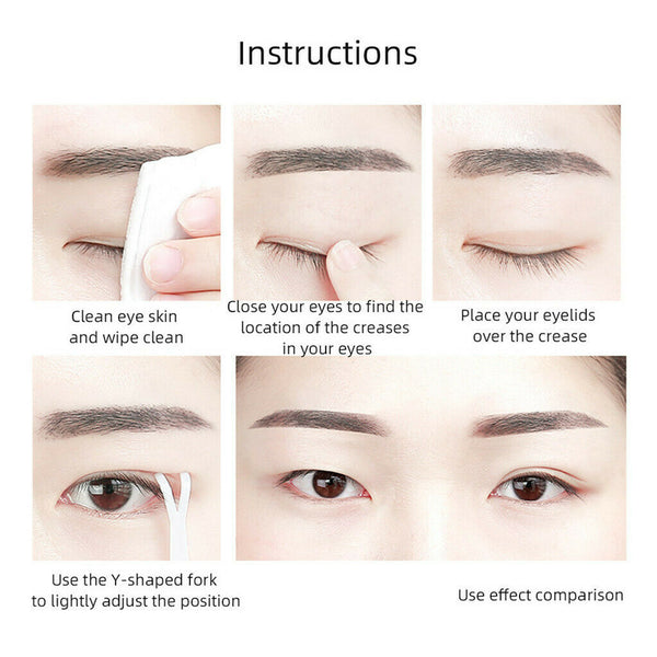 Set of 240 Double Eyelid Strips Hooded Uneven Mono-Eyelids Eye Lift Tapes