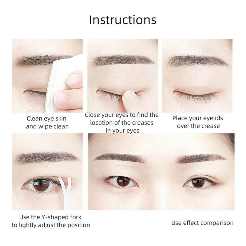 Set of 240 Double Eyelid Strips Hooded Uneven Mono-Eyelids Eye Lift Tapes